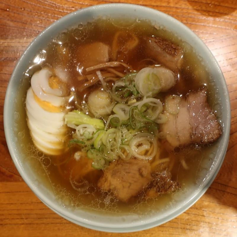 中華そば(茹で卵スライス)(浅草 生田庵)