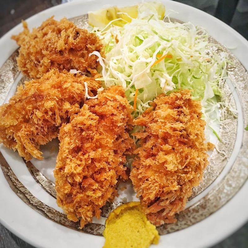 カキフライ定食(巣鴨ときわ食堂 庚申塚店 （すがもときわしょくどう）)