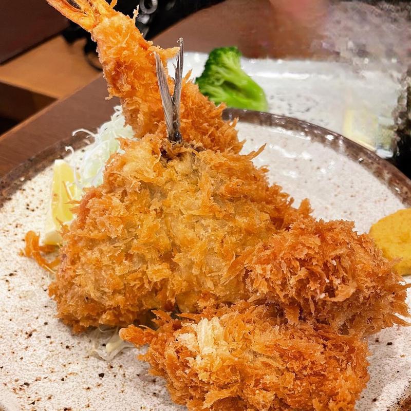 ミックスフライ定食(ときわ食堂 （ときわしょくどう）)