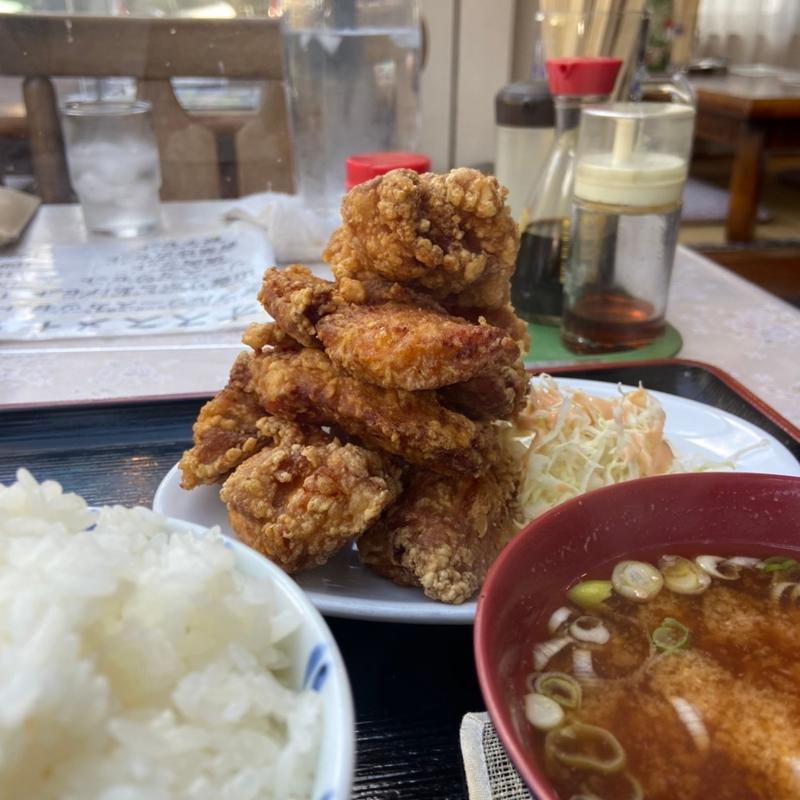 山盛りから揚げ定食(ラオタオ )