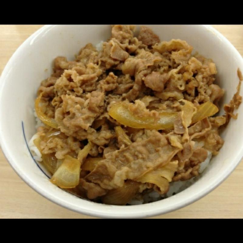 牛めし(松屋 姫路花田店)