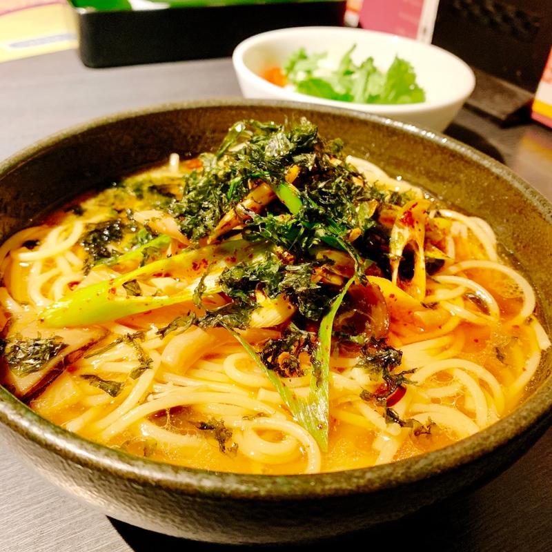 九条葱とチキンの和風スパゲティ(馬車道 四街道店 （ばしゃみち）)