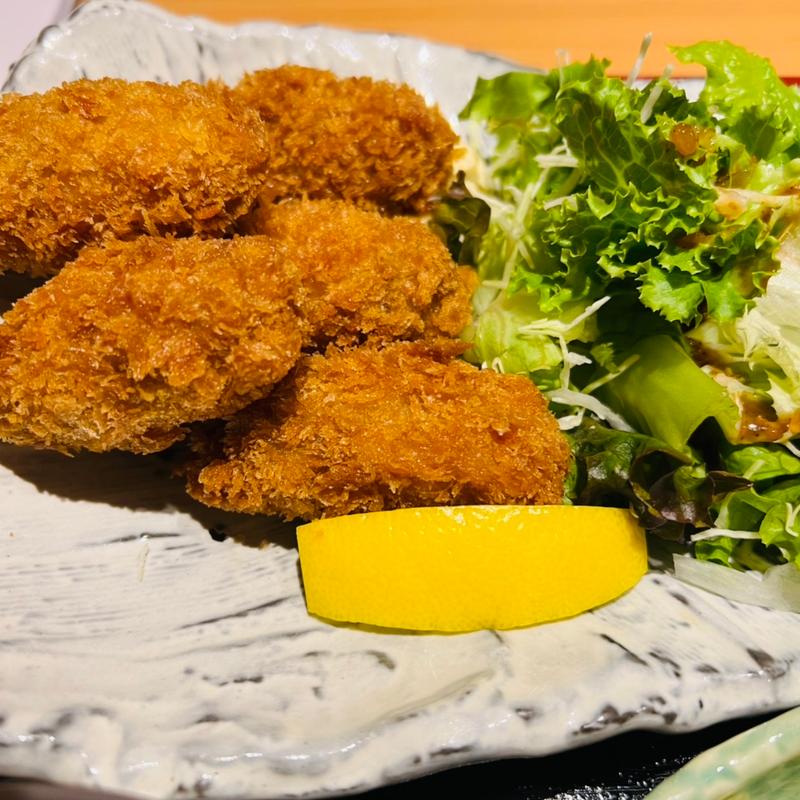カキフライ定食(ぼんや )