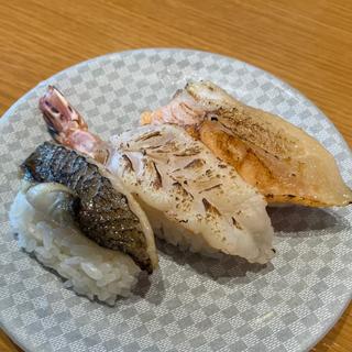 極上岩塩炙り3貫(スーパー回転寿司やまと 館山店 )