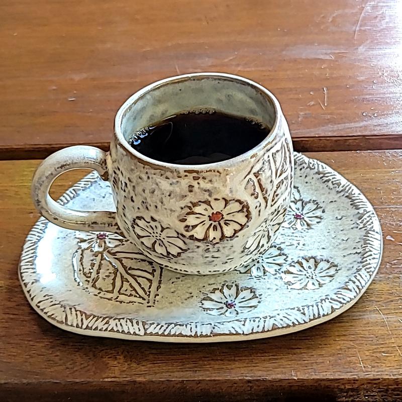 コーヒー(ロティサリーチキン キムチとチキン)