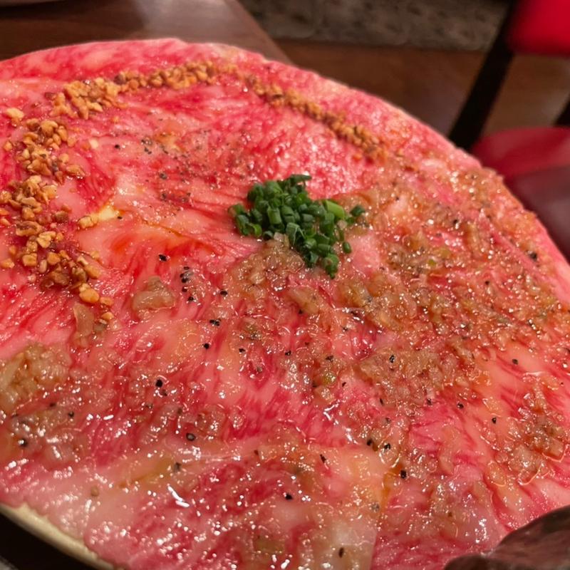 日本一のサーロインユッケ ハーフ&ハーフ(麻布十番焼肉 KINTAN)