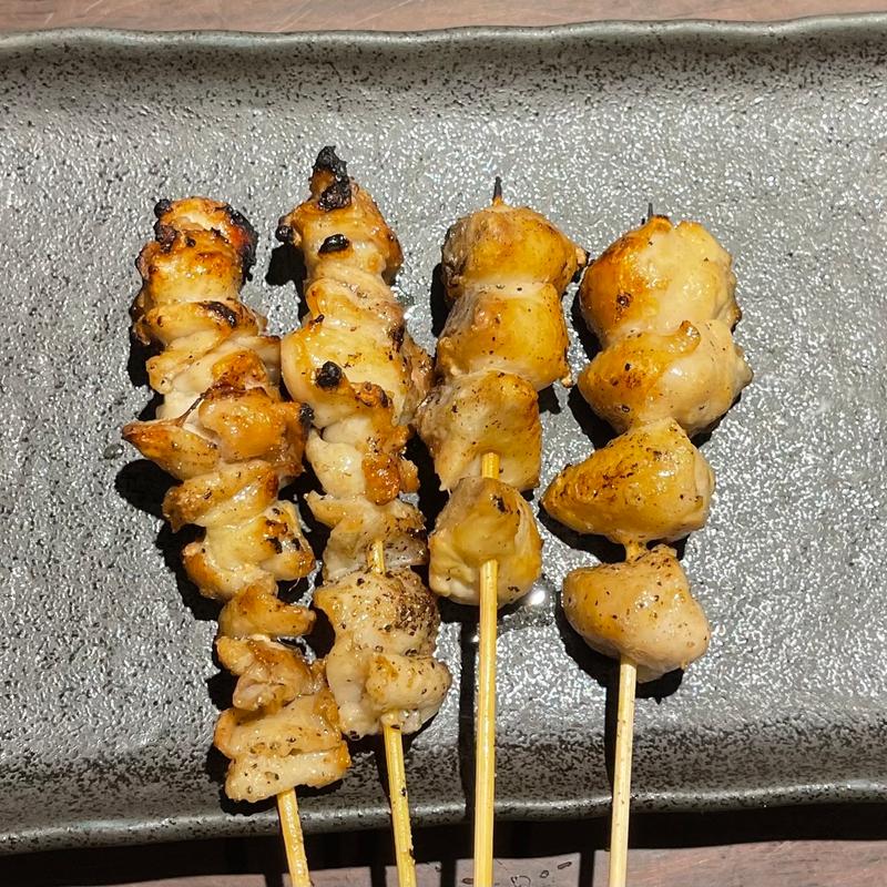 かわ、ぼんじり(炭火焼鳥 まさや 福島店)