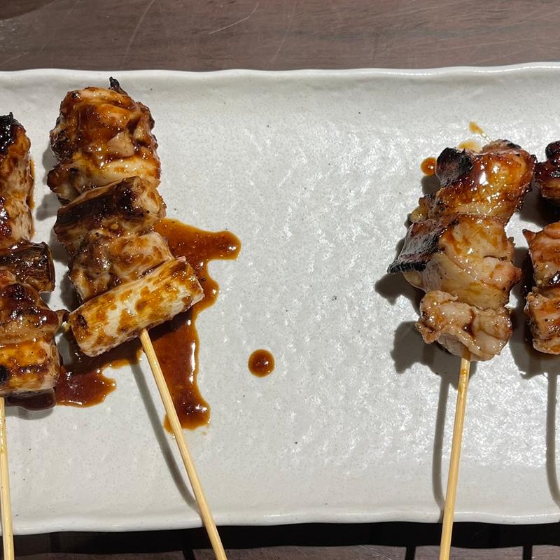 ニンニクだれ焼き(炭火焼鳥 まさや 福島店)