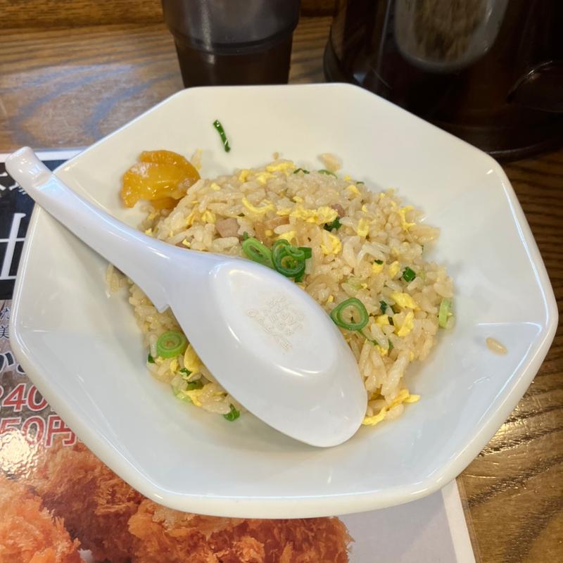 半焼きめしセット(風風ラーメン　本町店)
