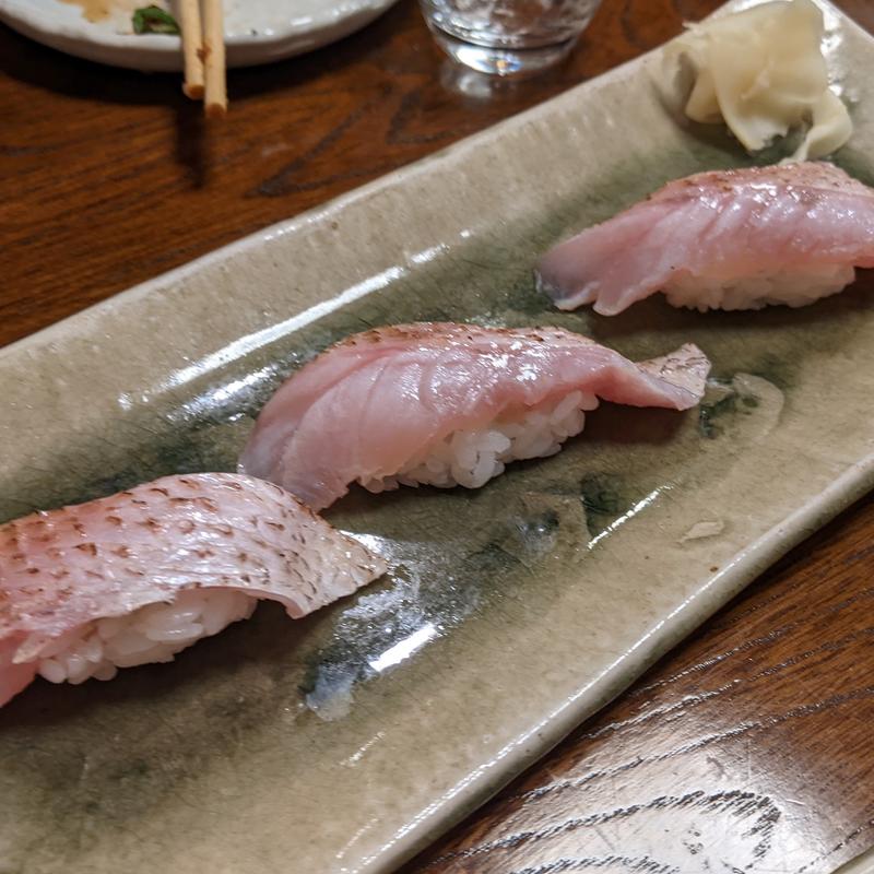 能登産のどぐろにぎり(寿司処 伸福 （すしどころ しんぷく）)