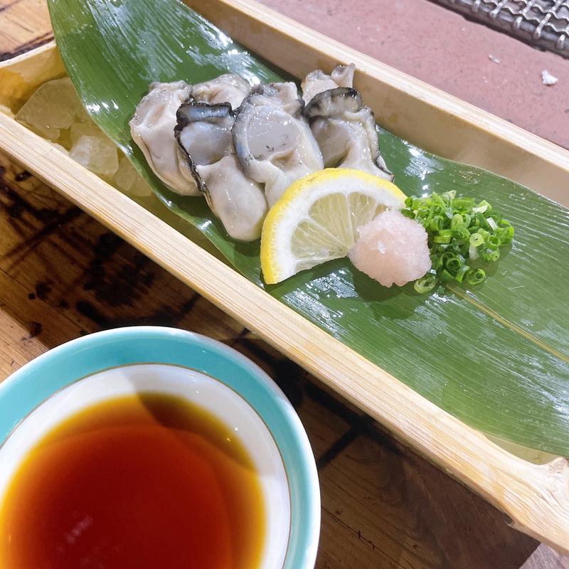 生牡蠣(くいどうらく)