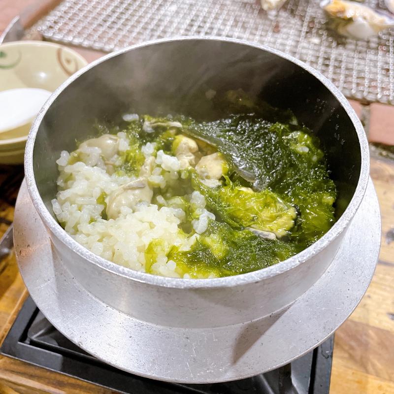 牡蠣釜飯(くいどうらく)