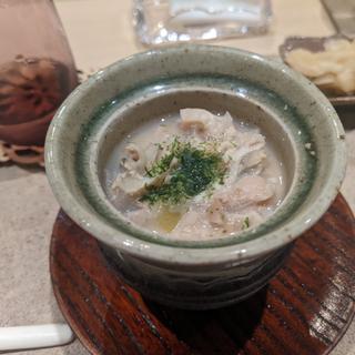天然ハマグリの茶碗蒸し(鮨　心白)