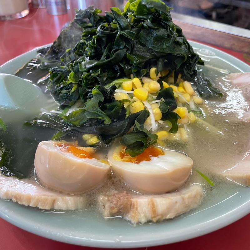 ネギ塩チャーシュー＋味玉＋わかめ(ラーメンショップ 羽生インター店)