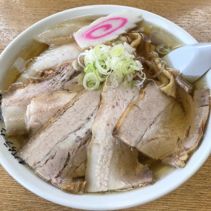 チャーシュー麺(佐野青竹手打ちラーメン押山)