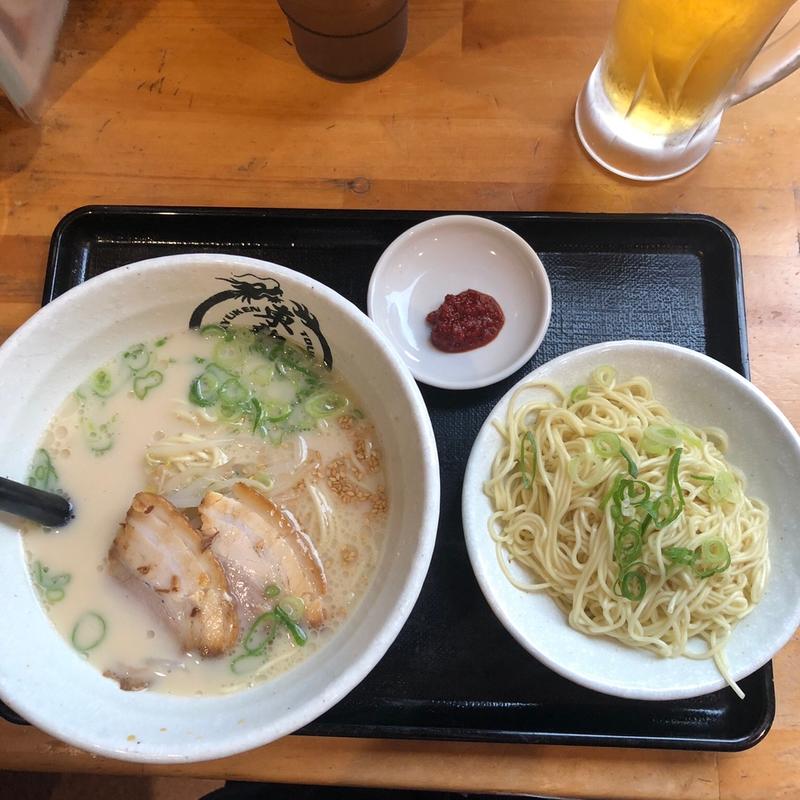 豚骨ラーメン　替玉(東龍軒 西港店)