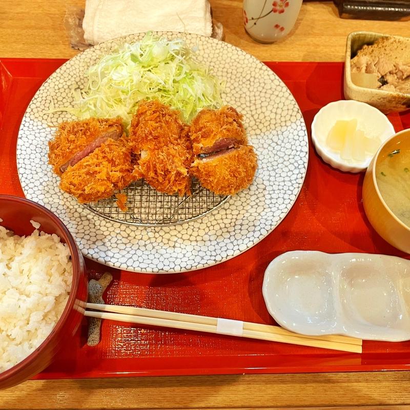 富士デュロックヒレカツ定食(晴のちカツ)