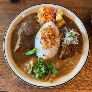 3種あいがけカレー(DA.UCHI CURRY)