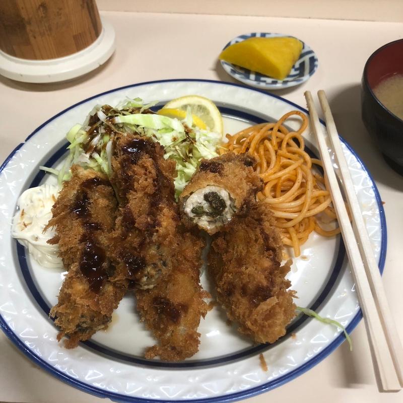 カキフライ定食(キッチンタロー)