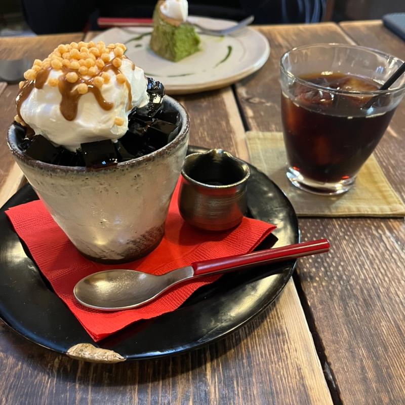 コーヒーゼリー(ドリンクセット)(カフェ 火裏蓮花)