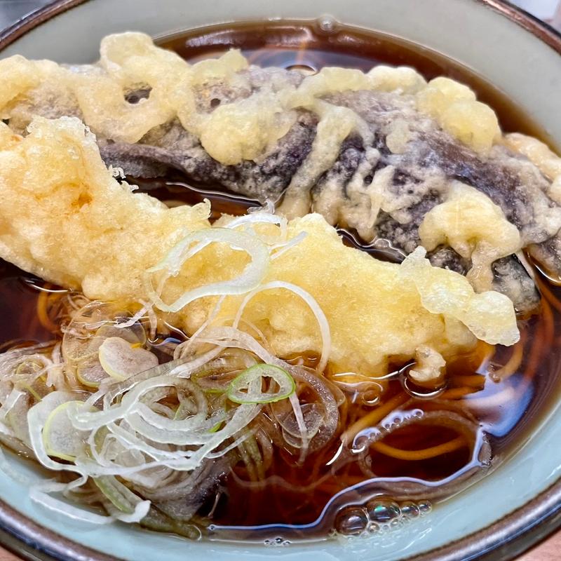 海老天そば なす天トッピング(文殊 馬喰横山店 )