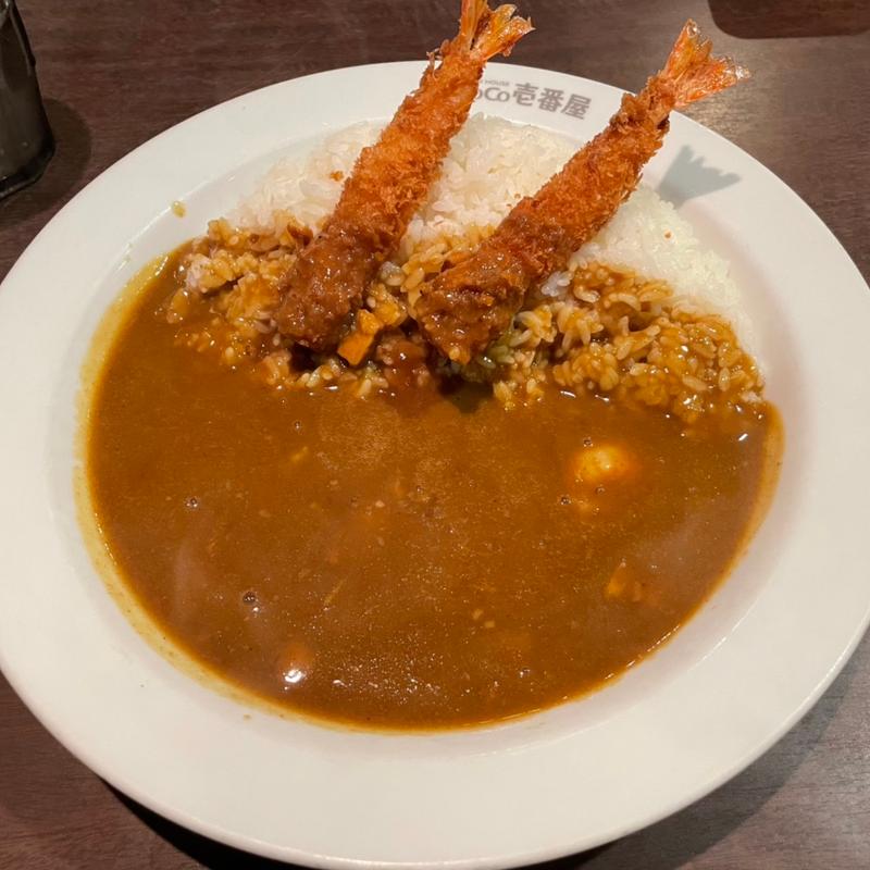 エビ煮込みカレー＋エビフライ×2＋400g(CoCo壱番屋 大府共和店 （ココイチバンヤ）)