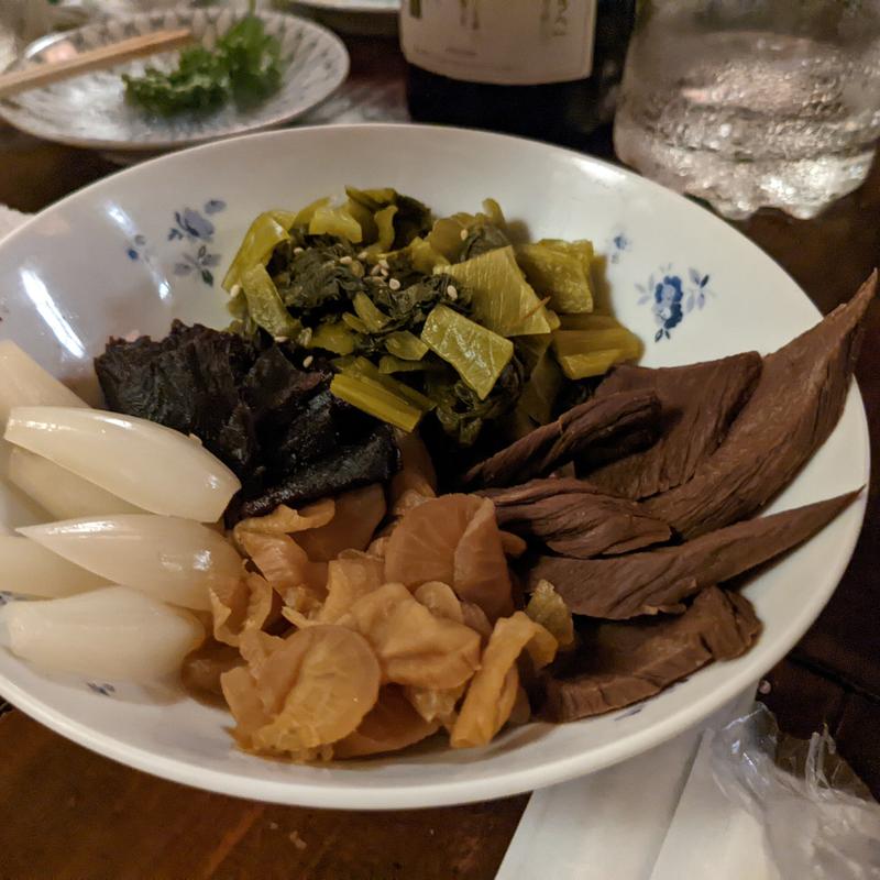 漬け物盛り合わせ(薩摩おごじょ)