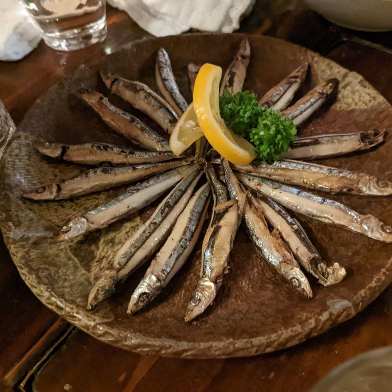 キビナゴ塩焼き(薩摩おごじょ)