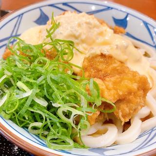 タル鶏天ぶっかけうどん(丸亀製麺広島東雲)