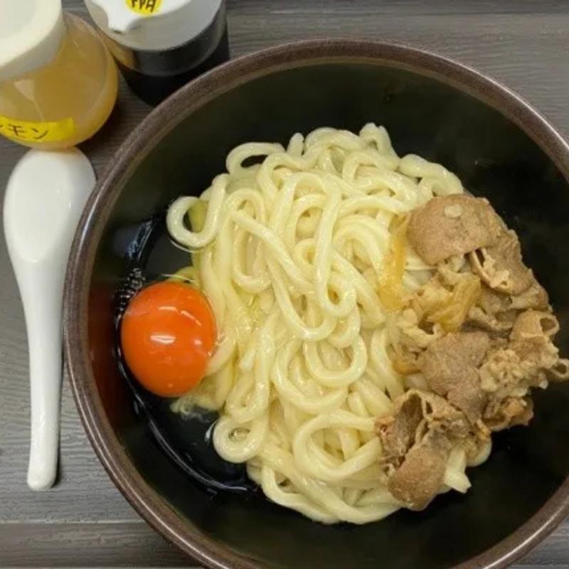 釜たま+肉(トッピング用)(釜揚げうどん みやび)