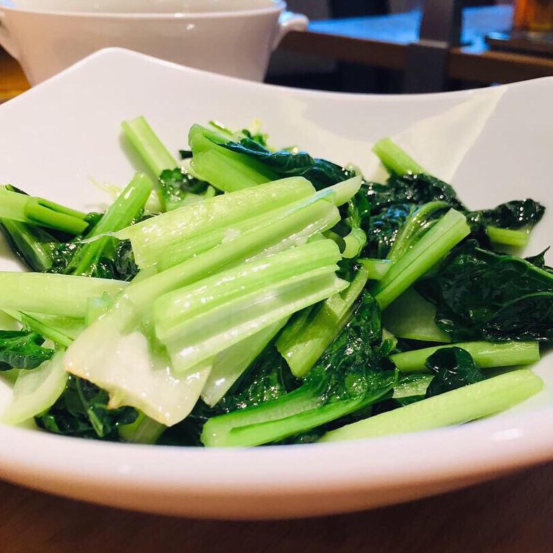 青菜炒め(鼎泰豊 アミュプラザ博多店)