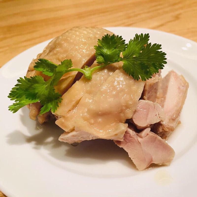 鶏の紹興酒漬け(鼎泰豊 アミュプラザ博多店)