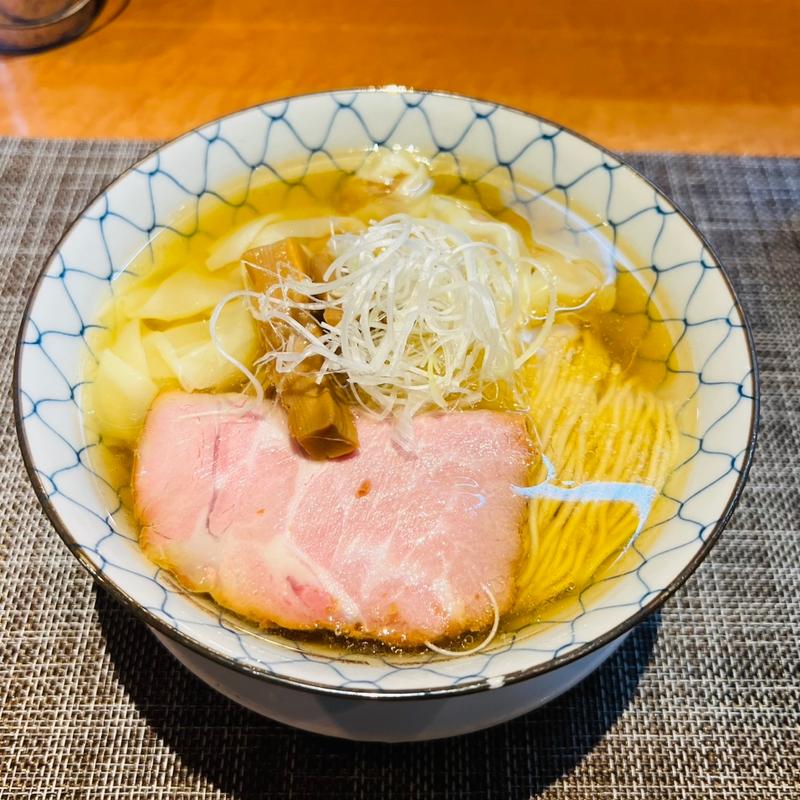 塩煮干わんたん中華そば(柴崎亭 )