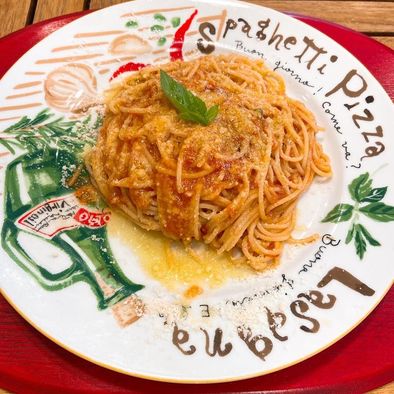 ランチセット　トマトソースパスタ(イタリアンバール ブォングスタイオ 江戸川橋店)