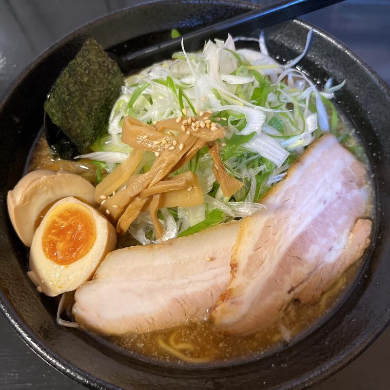 ネギラーメン　醤油　味玉トッピング(らーめん玄 神楽店)