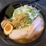 ネギラーメン　醤油　味玉トッピング