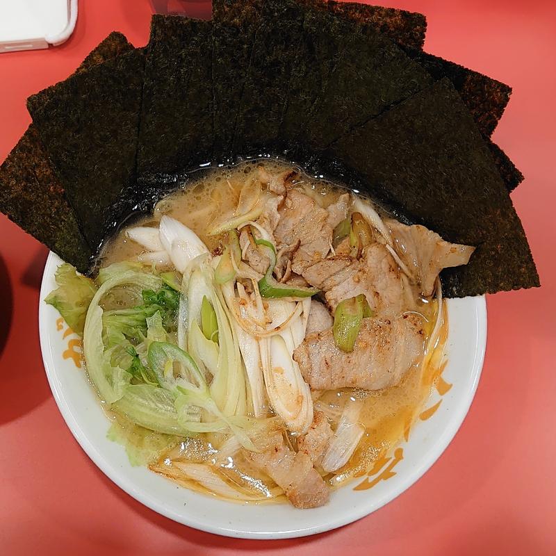 塩ラーメン　のり増し(ラーメン家がんくろ)