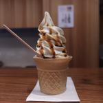 酒かすみるくソフト(福光屋 ひがし)