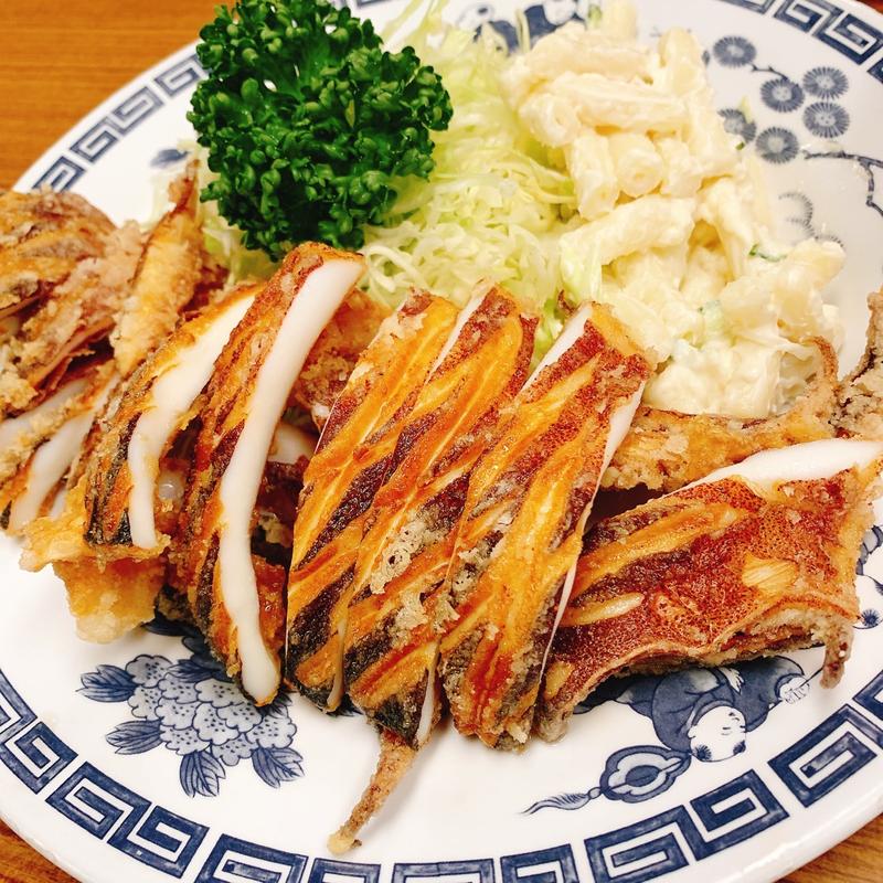 いかからあげ定食(有賀ドライブイン )