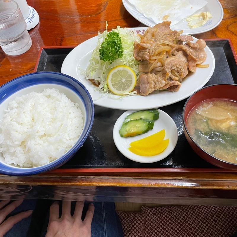 生姜焼き定食(春美食堂 東支店)