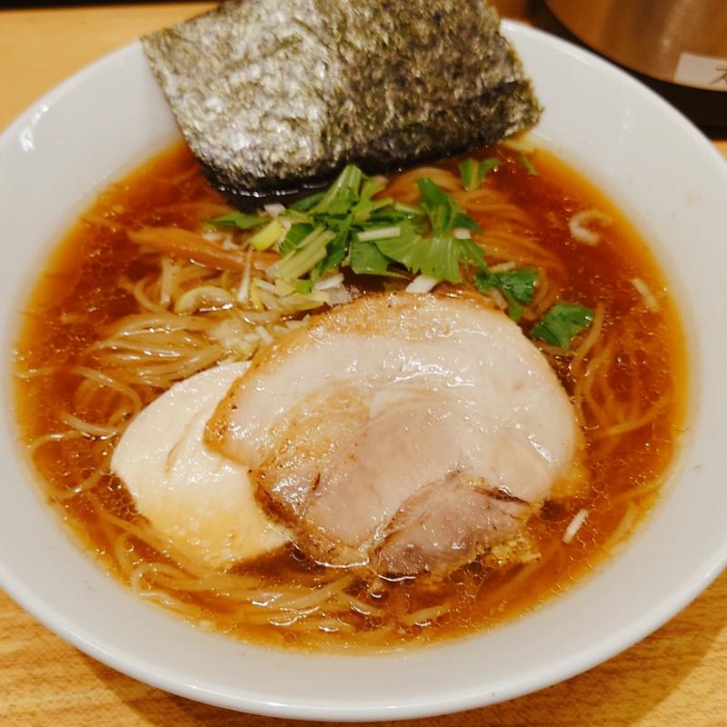 平子煮干しラーメン　大盛(新橋　纏　八幡山店)