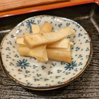 大根の皮の漬物(ひと椿)