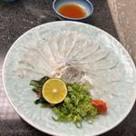 河豚刺身(寿司・和風料理 米八)