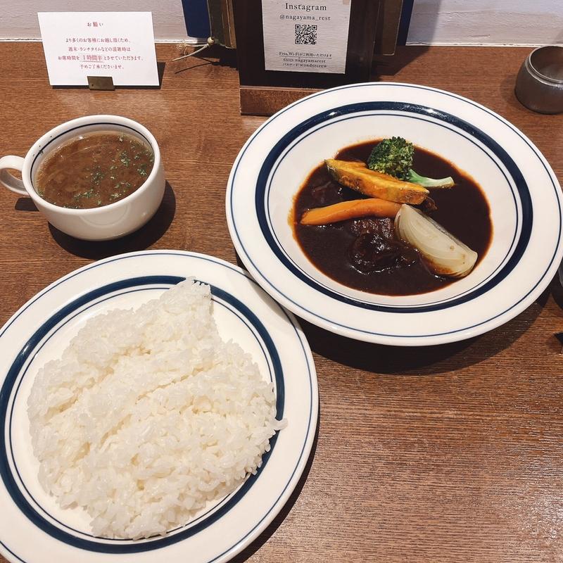 ビーフシチュー(和洋折衷喫茶ナガヤマレスト)
