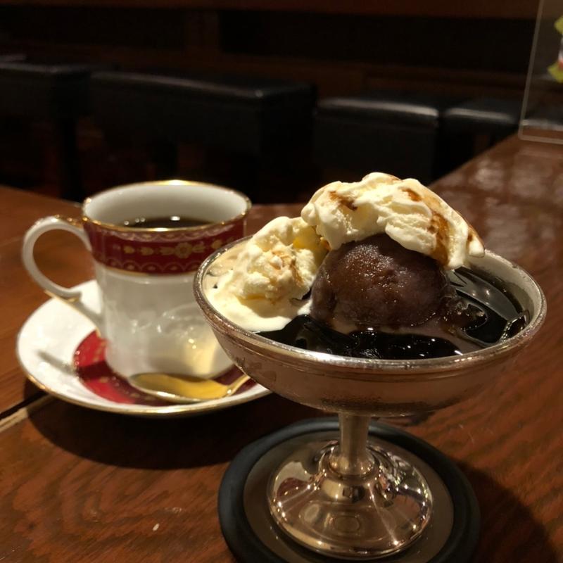 珈琲ゼリーあんみつ(ダンケ珈琲店)