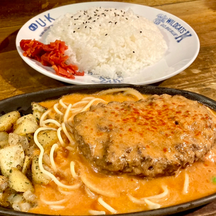 ハンバーグ(U・K WILDCATS CAFE 高井田本店｜UKカフェ)の口コミ一覧