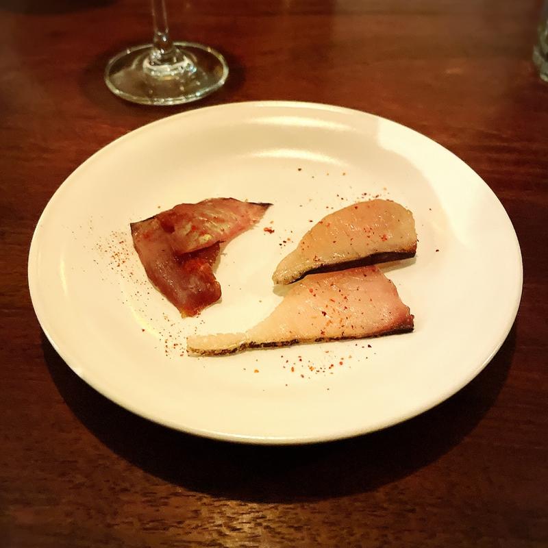 お通し(魚介とワイン PEZ（ペス）)