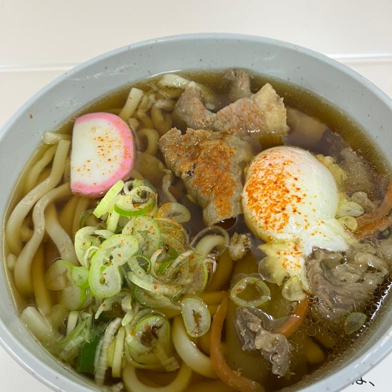 特選うどん（牛肉ごぼう）(札幌市役所地下食堂)