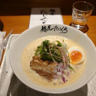 鶏白湯味噌ラーメン(麺屋 たにぐち 難波店)