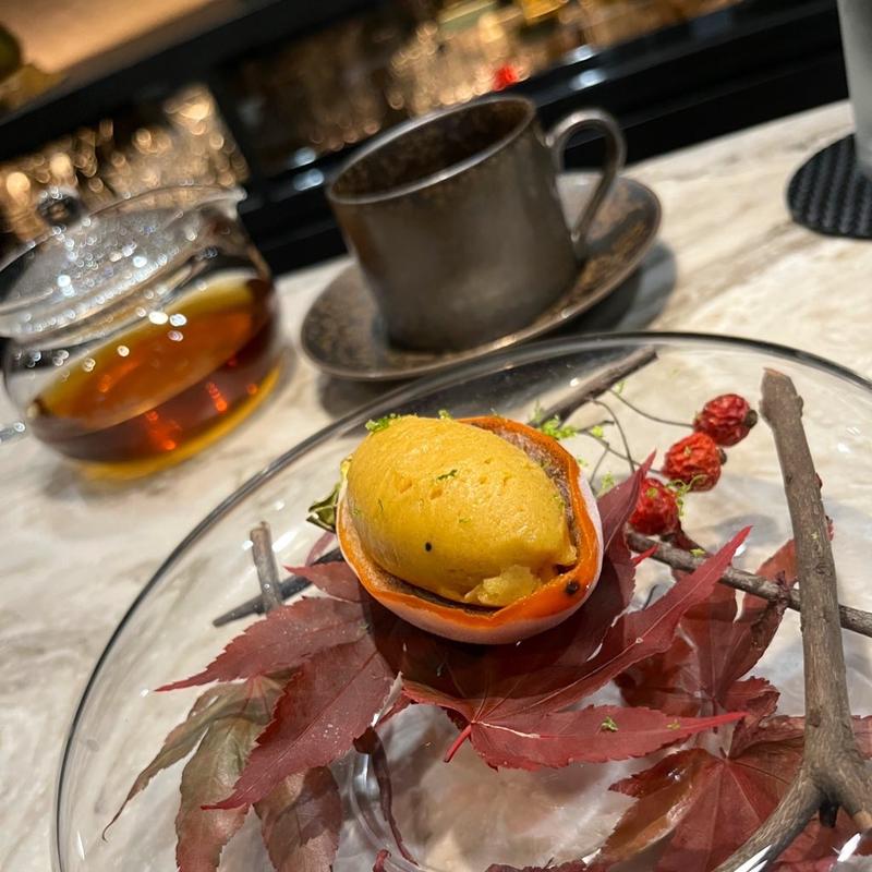 柿とかぼす(Chocolaterie&Bar ROND-POINT by Hirofumi Tanakamaru)